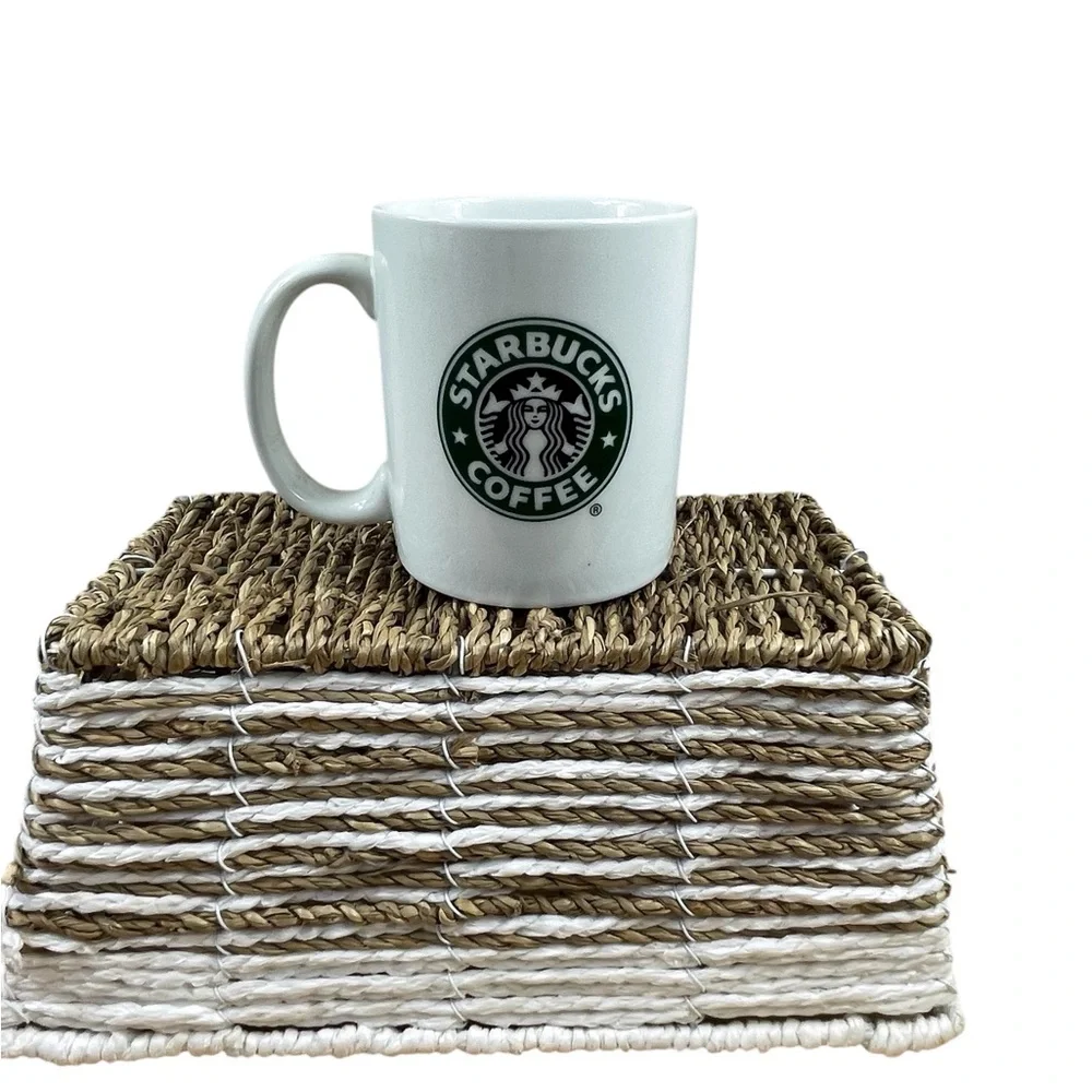 Starbucks 2006 Vintage White Mug with Iconic Green Logo, 8 0z - Picture 2 of 6